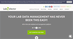 Desktop Screenshot of labcollector.com