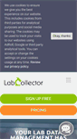 Mobile Screenshot of labcollector.com